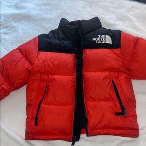 The North Face Kids Puffer Jacket in Red and Black